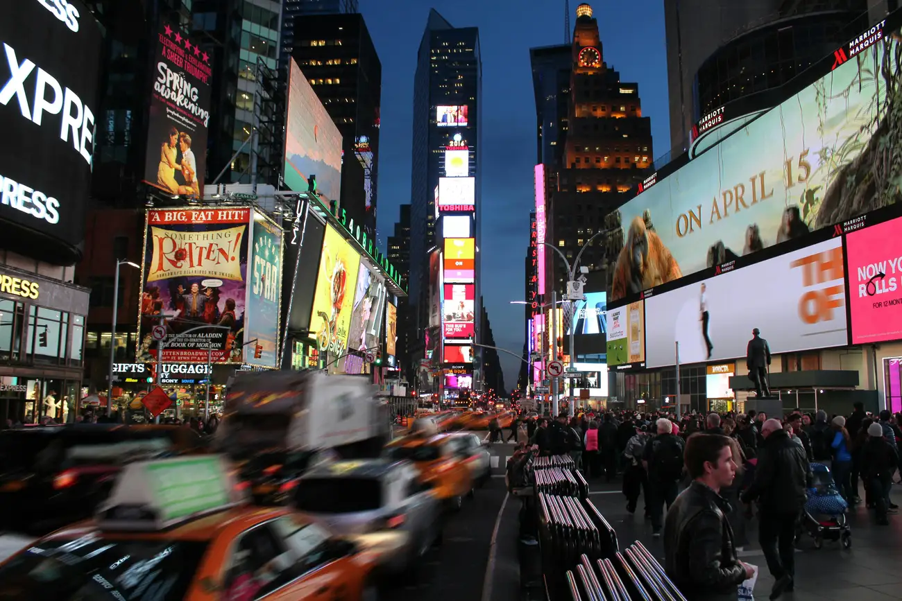 Digital Billboard on Building